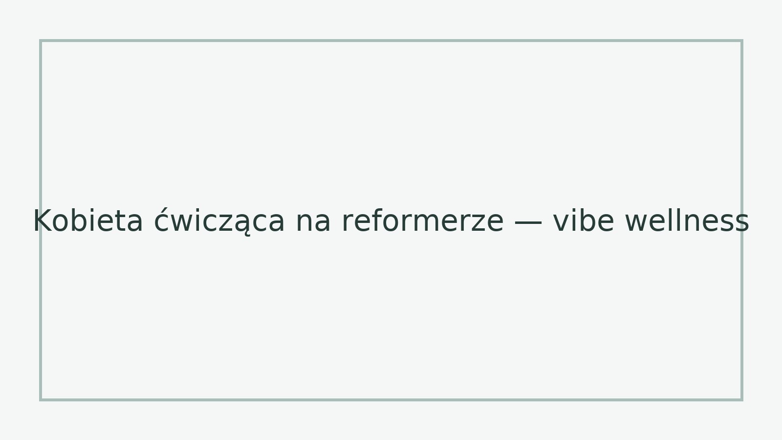 Kobieta na reformerze